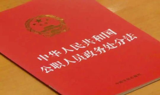 《中华人民共和国公职人员政务处分法》